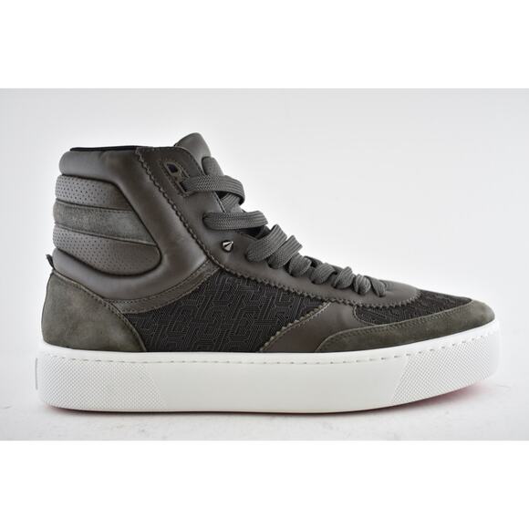 Christian Louboutin Mens Top Rui Flat Ombre Brown Techno High Sneaker 43.5 10.5 - Picture 2 of 12
